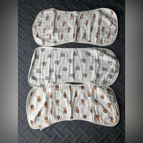 Baby Burp Cloths Set - Picture 3 of 5